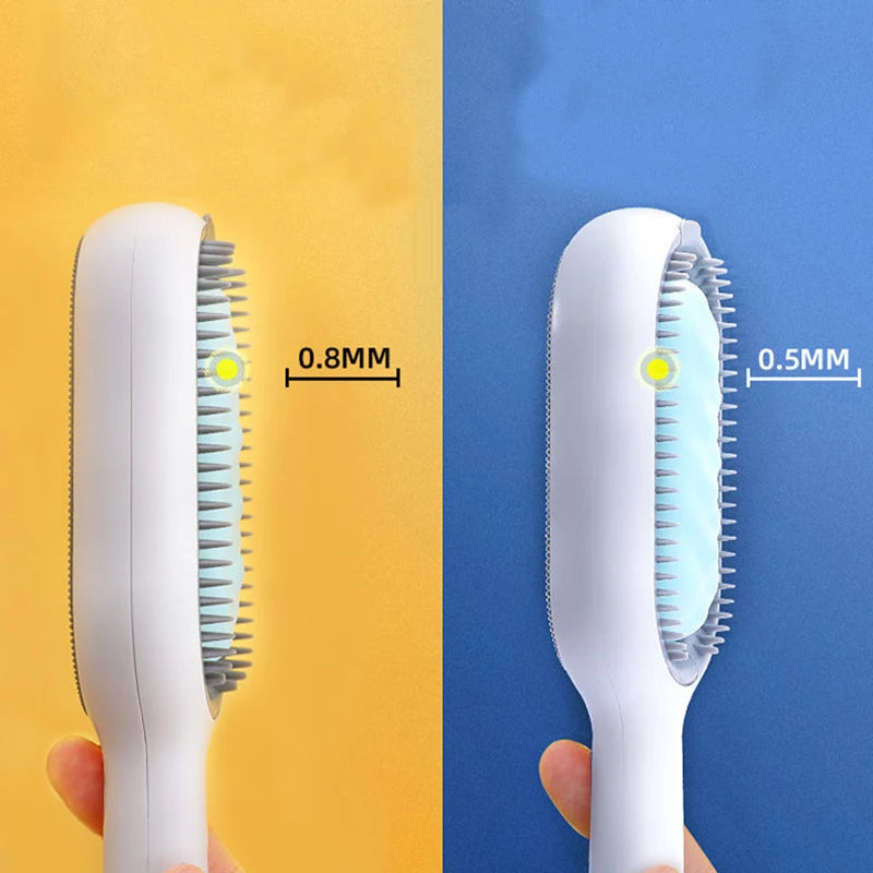 Double Sided Hair Removal Brushes for Cat Dog Pet Grooming Comb with Wipes Kitten Brush Cat Accessories Pet Products